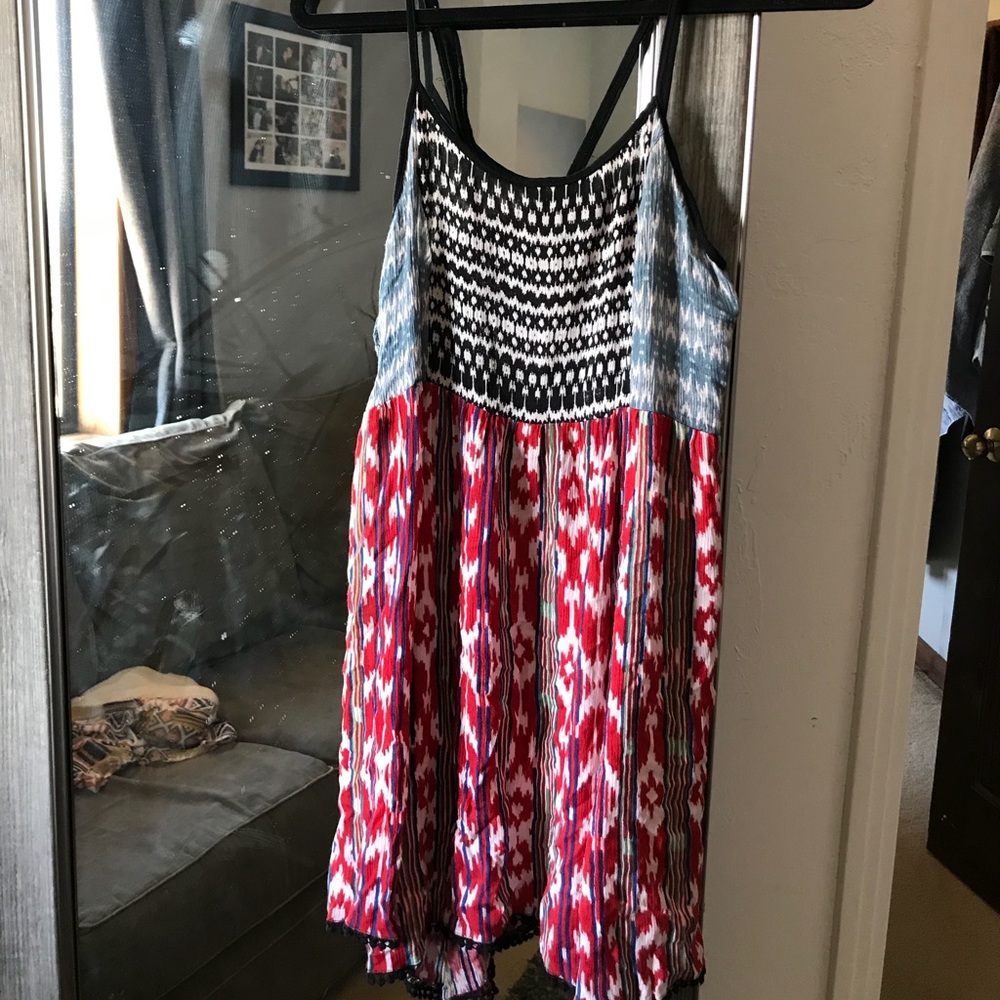 Short multi color dress